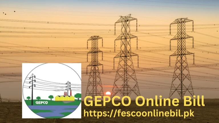 GEPCO Online Bill Image